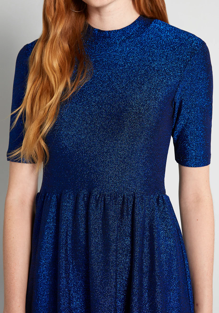 Glacial Glamour Skater Dress
