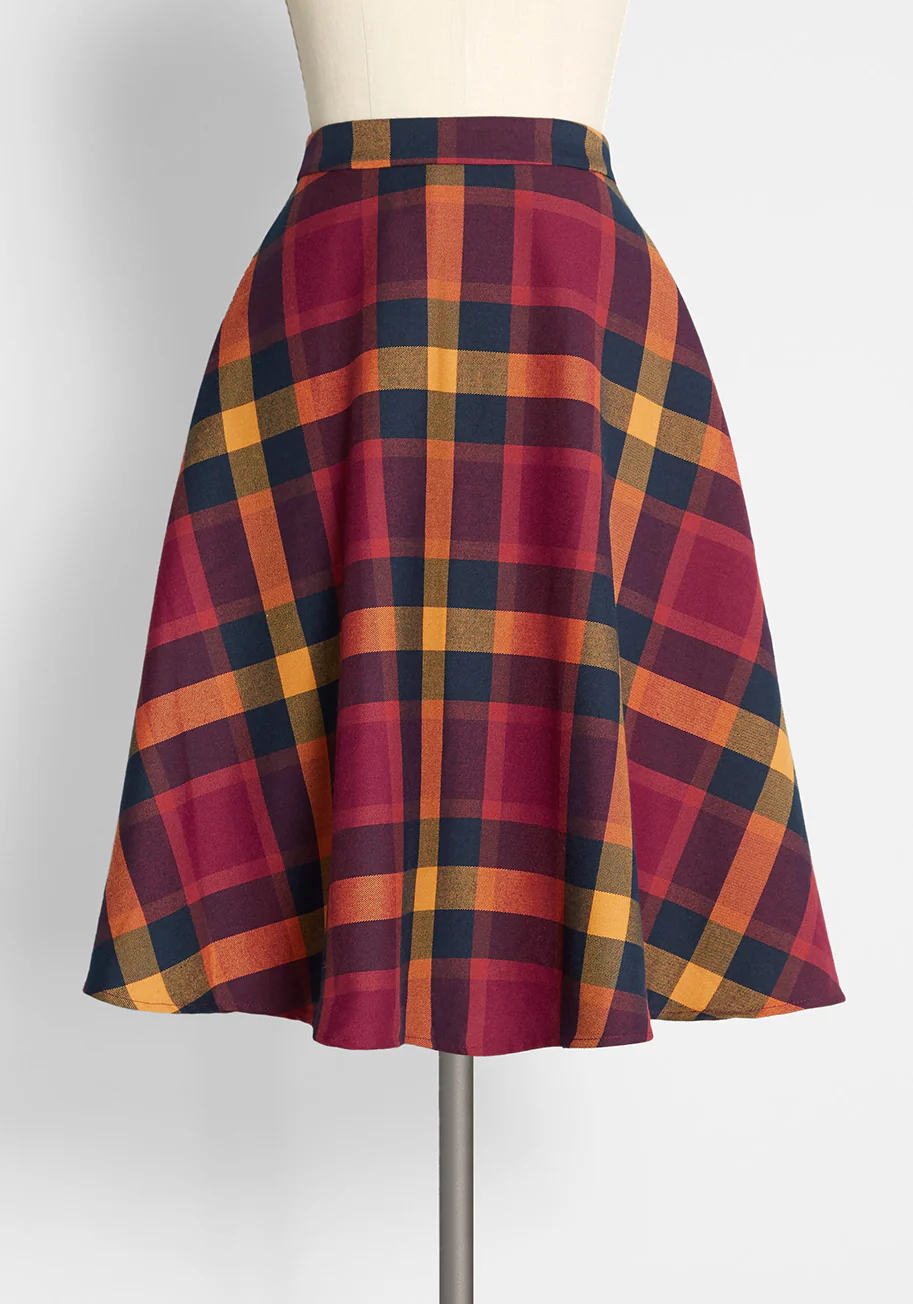 ModCloth x Collectif Bookworm A-Line Skirt