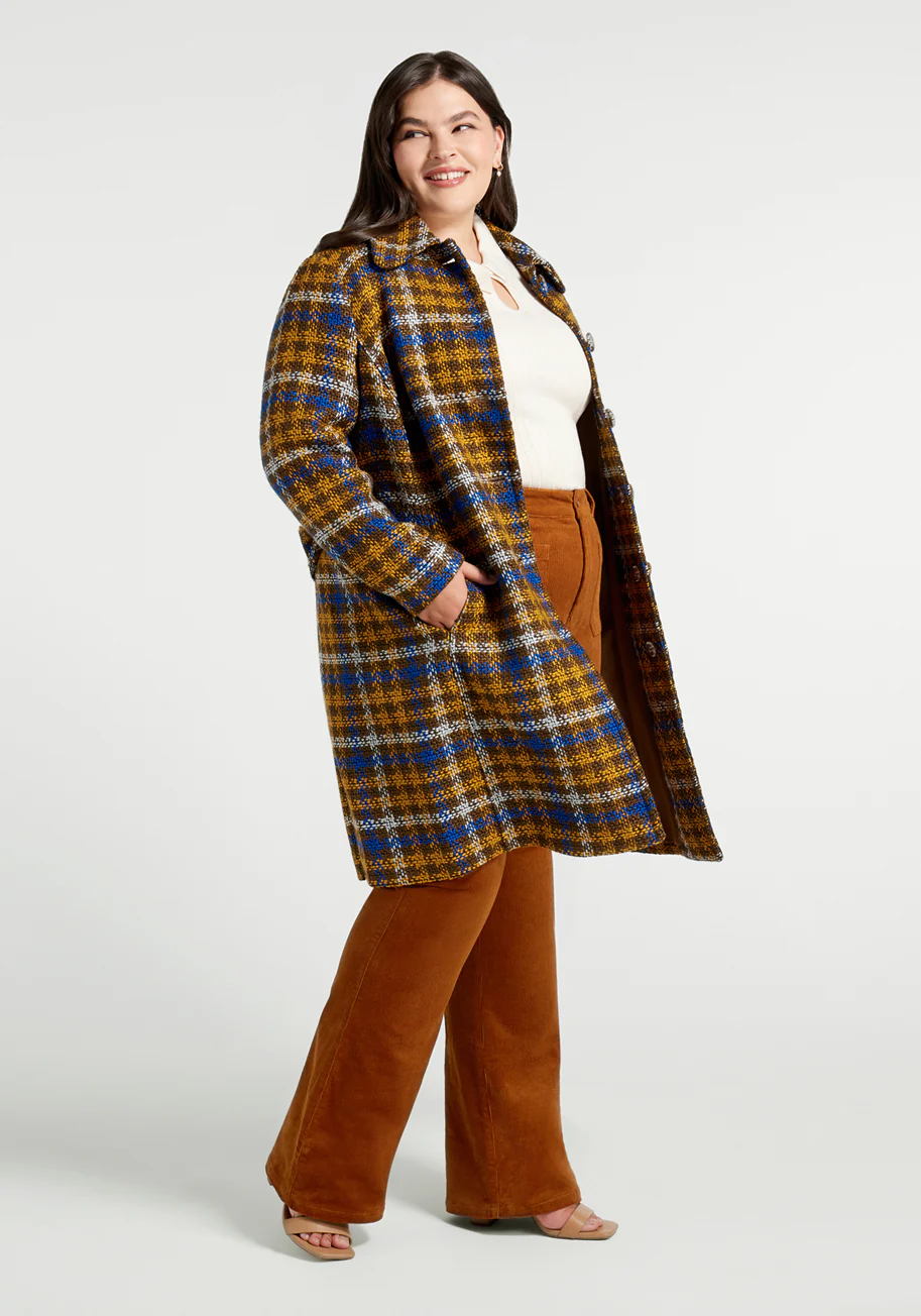 Assertive And Skirted Car Coat