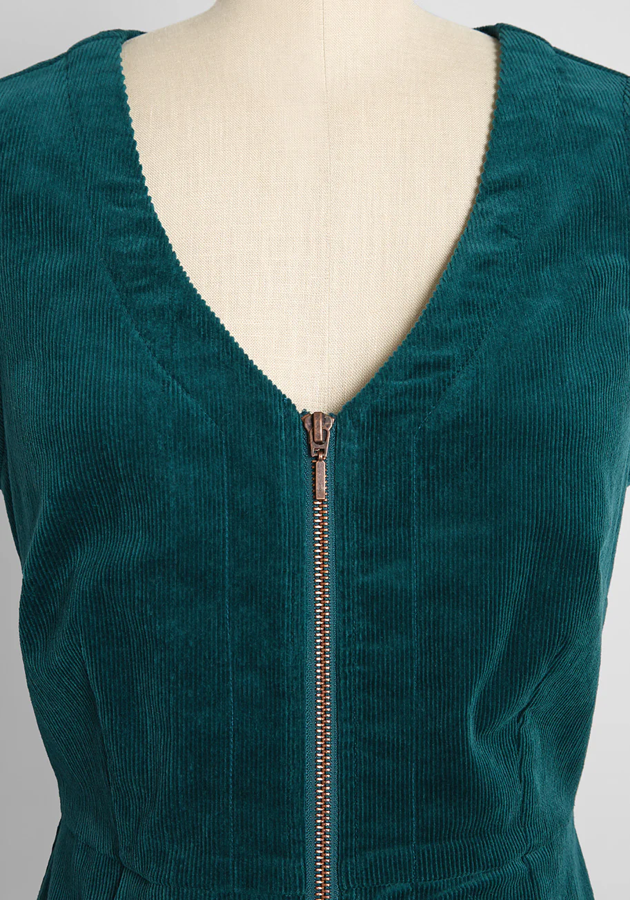 ModCloth x Princess Highway Corduroy Mini Dress