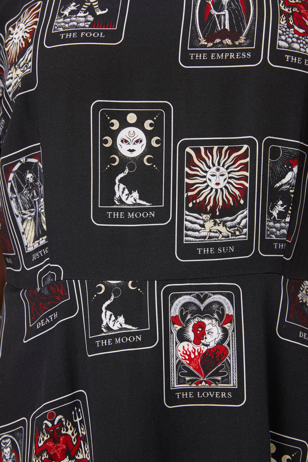 Tarot Spread Print Dress