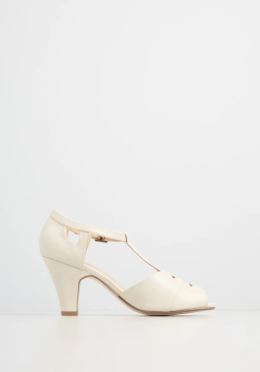 Masterfully Mingling T-Strap Heel