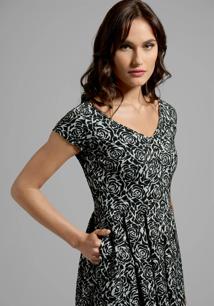 Never Let You Go Fit and Flare Dress