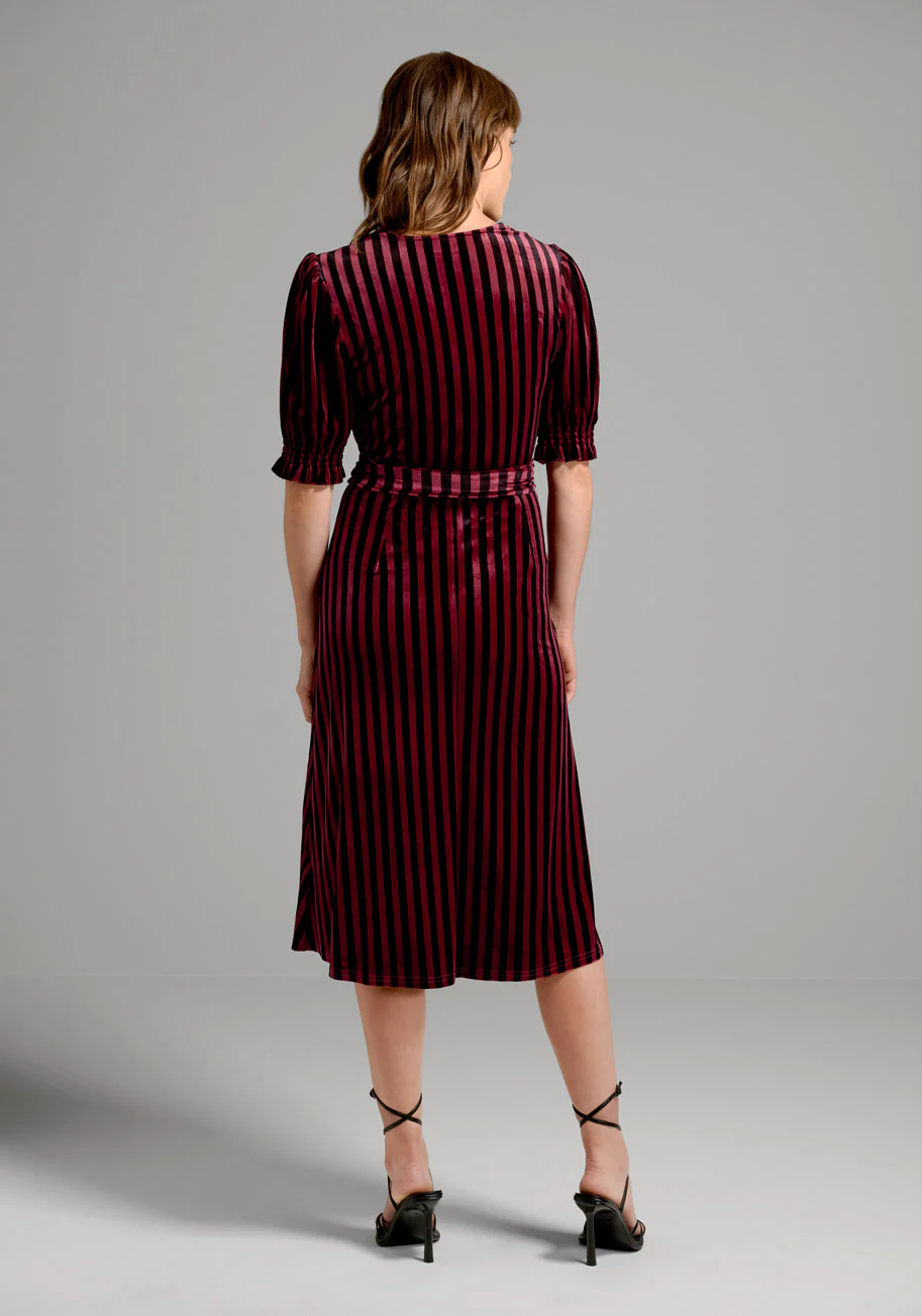 A Victorian Drama Wrap Dress