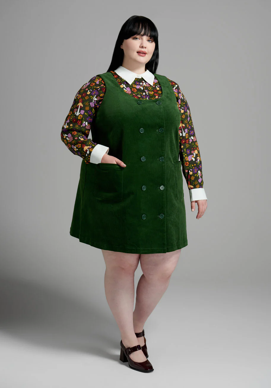 My Power 'Cord' Double-Breasted Jumper