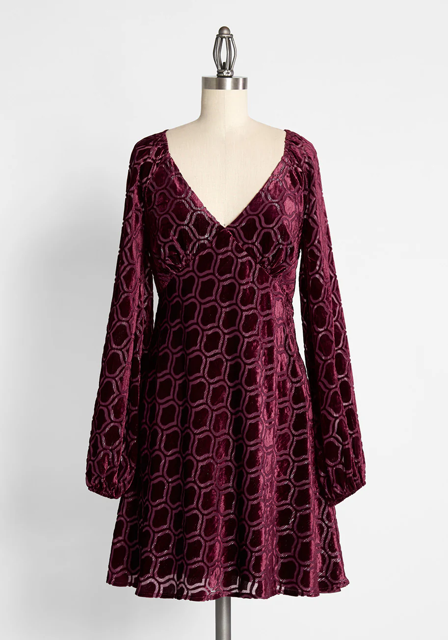 Era By Modcloth Ravishing In Rouge Mini Dress