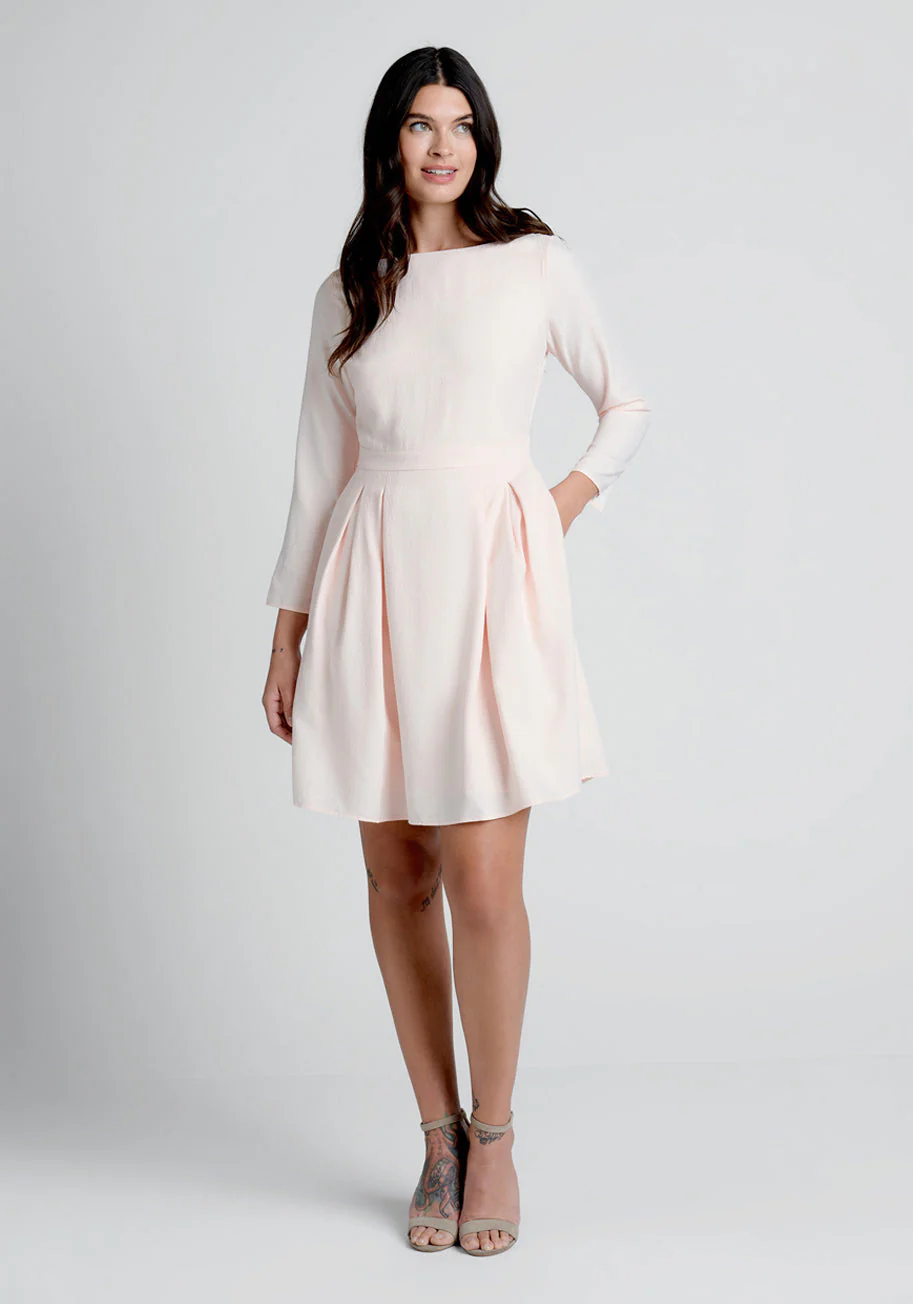 Into the Spotlight Fit and Flare Dress
