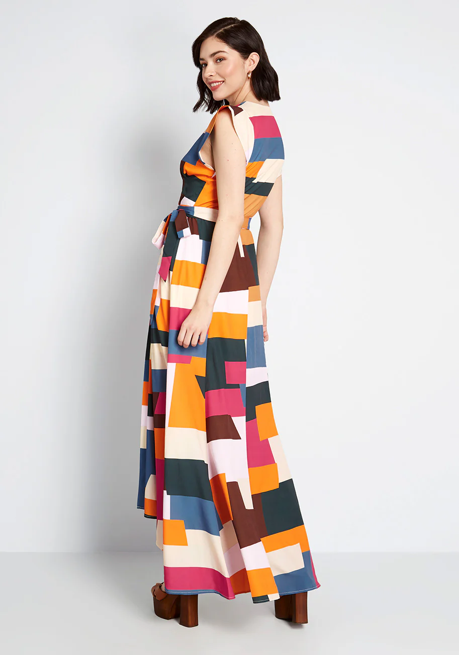 Palette Pleaser Wrap Dress