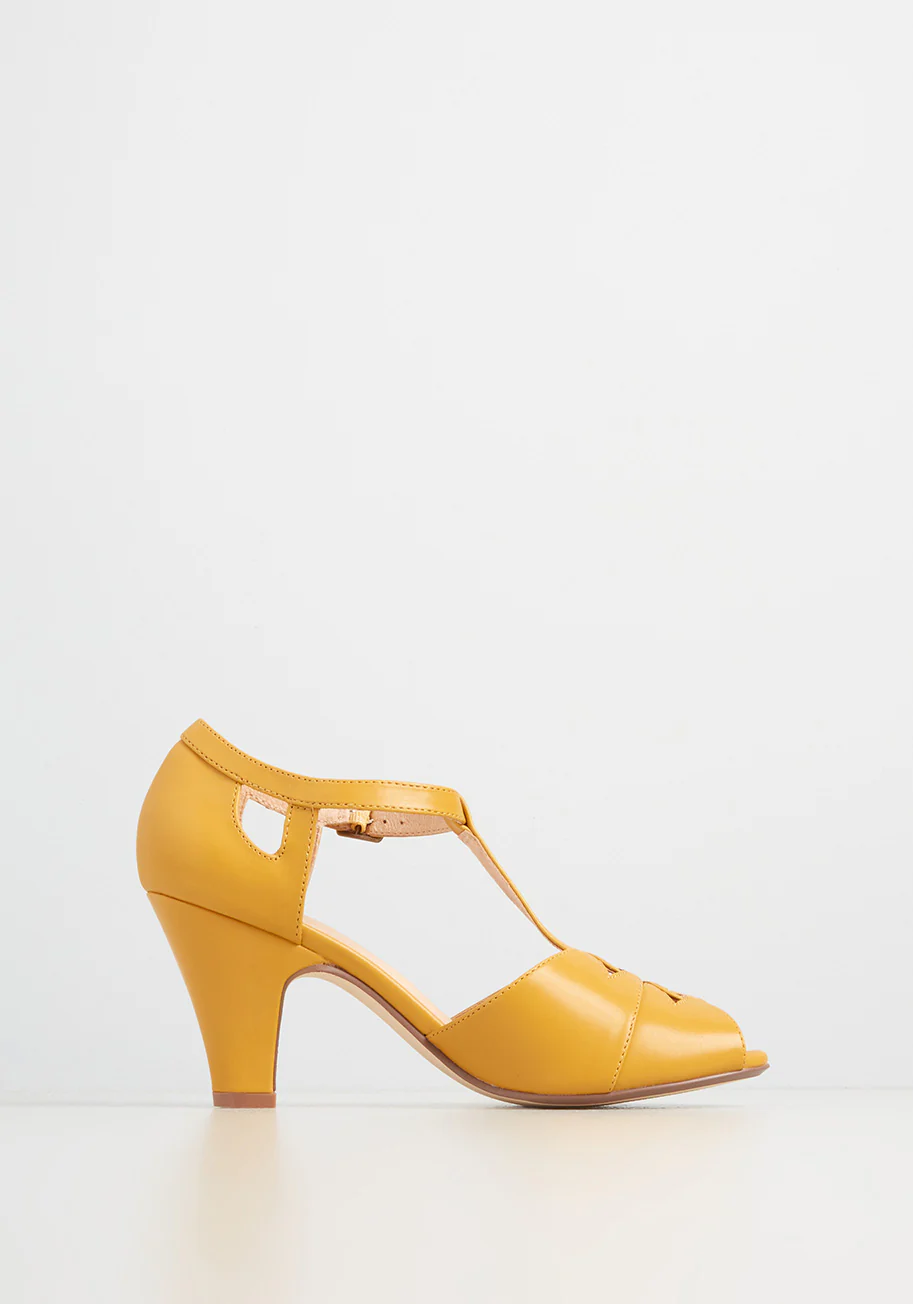 Masterfully Mingling T-Strap Heel