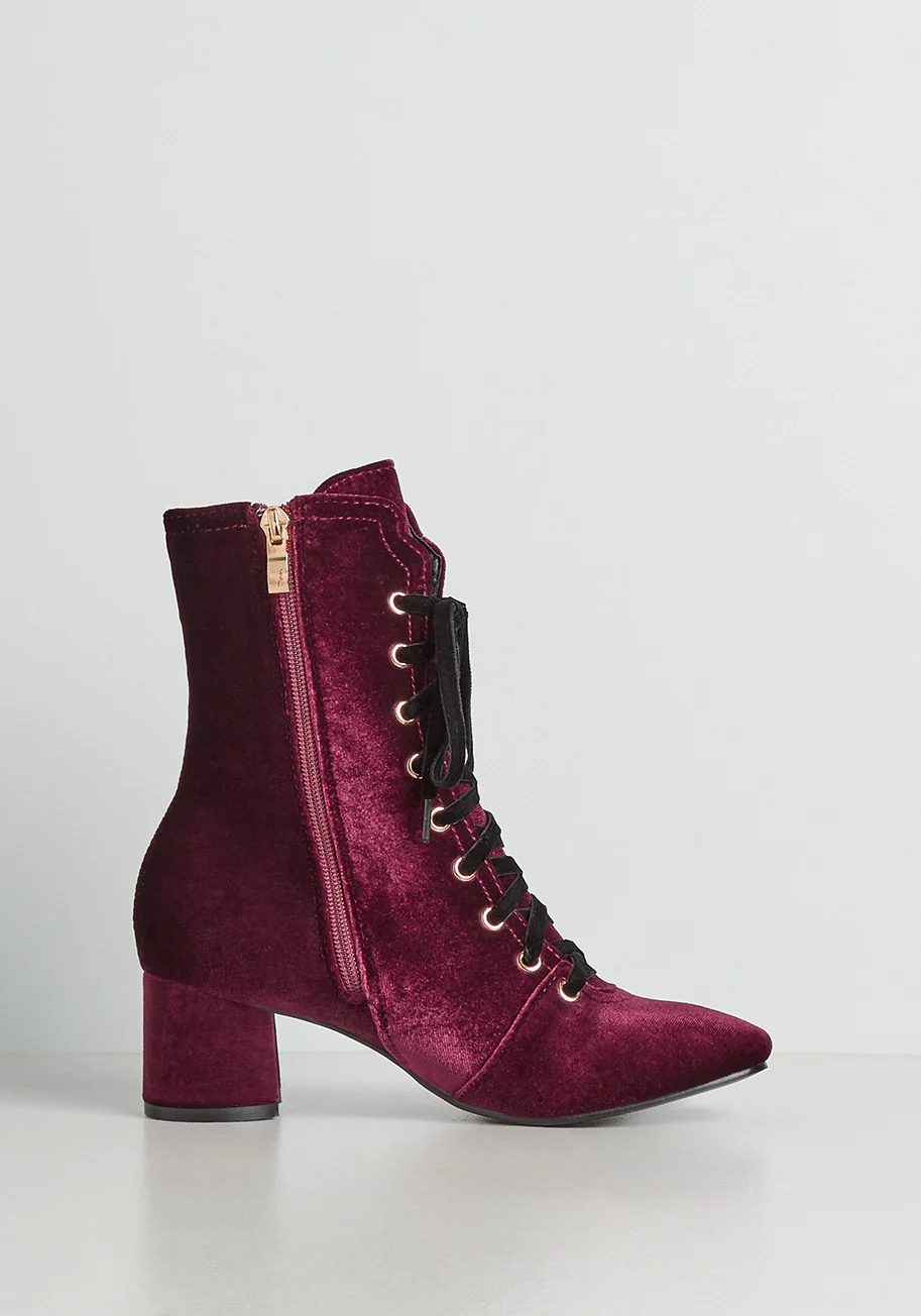 Luxe to the Touch Lace-Up Boot