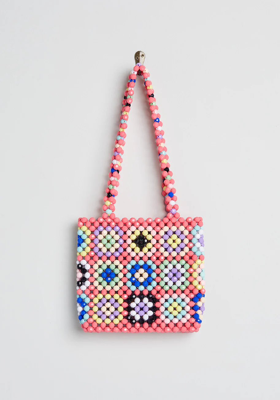 How're My Flowers? Beaded Handbag