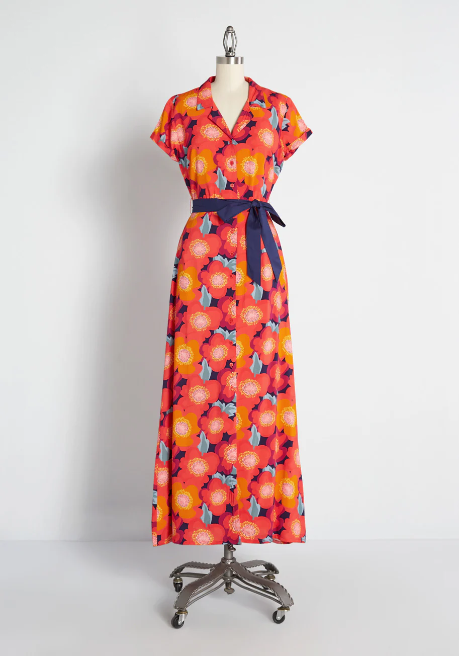 Incandescent Defense Maxi Dress