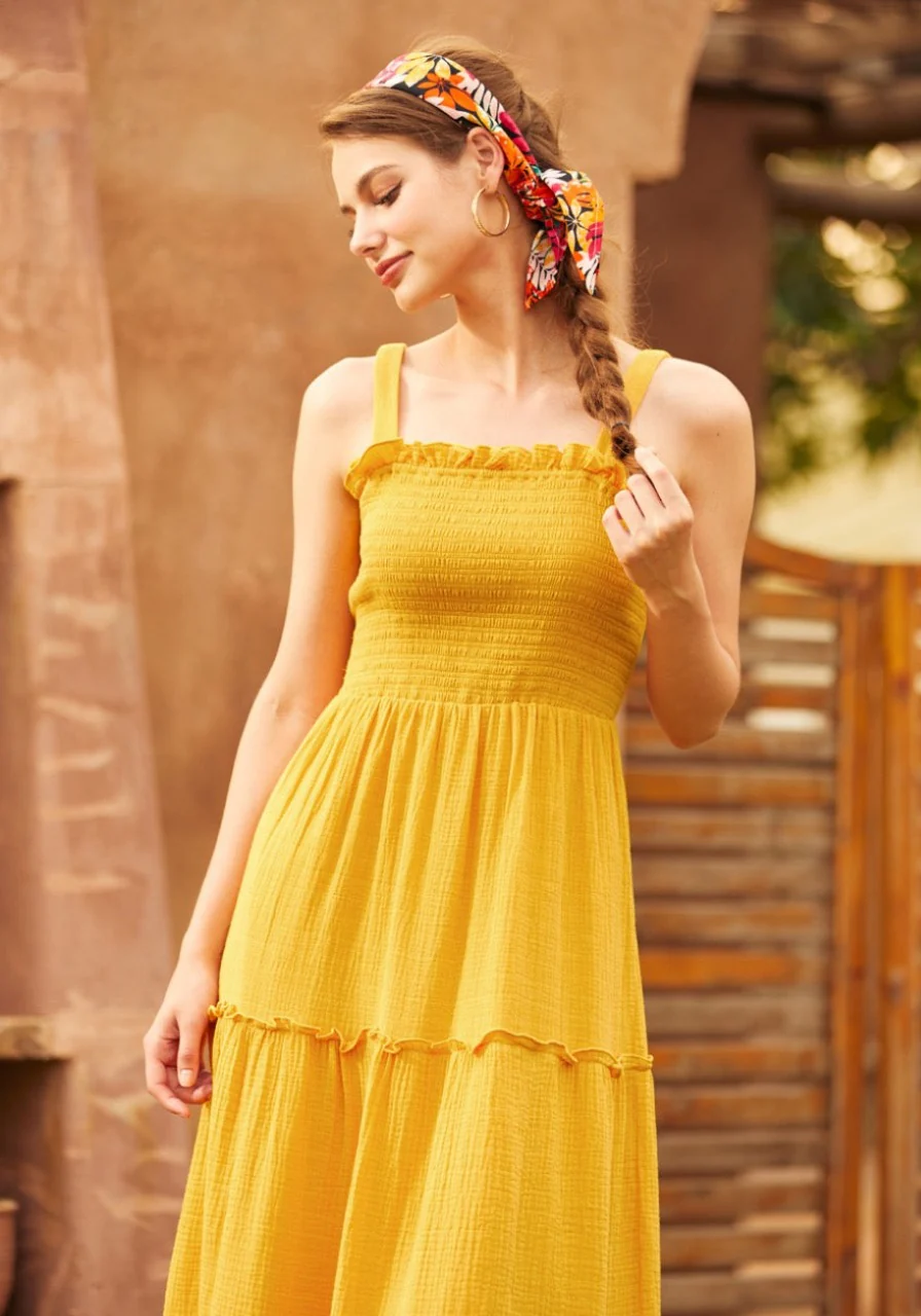 Glimmering Goddess Maxi Dress