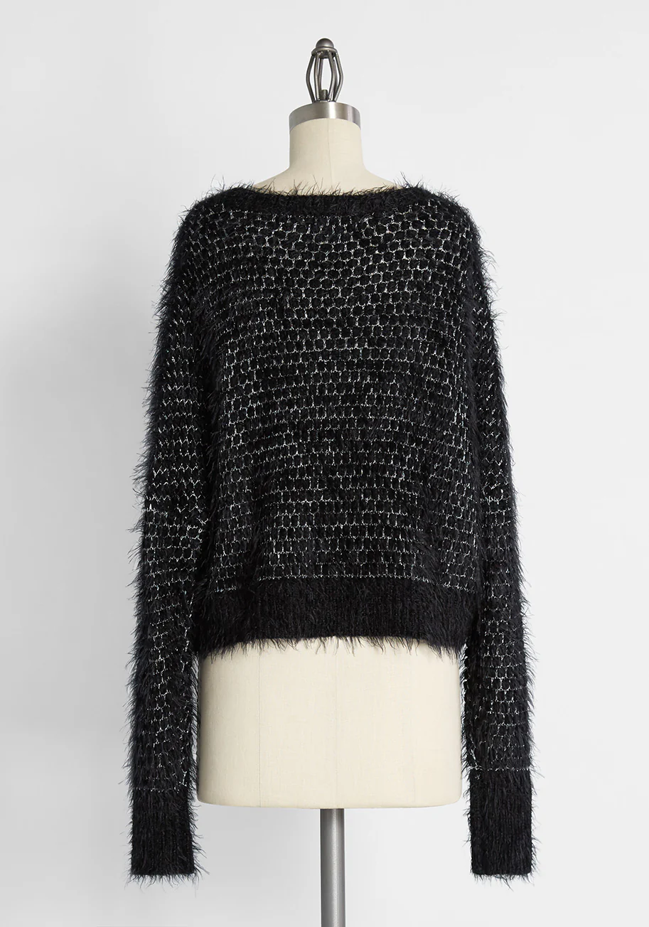 Nipping at Your Nose Cropped Sweater