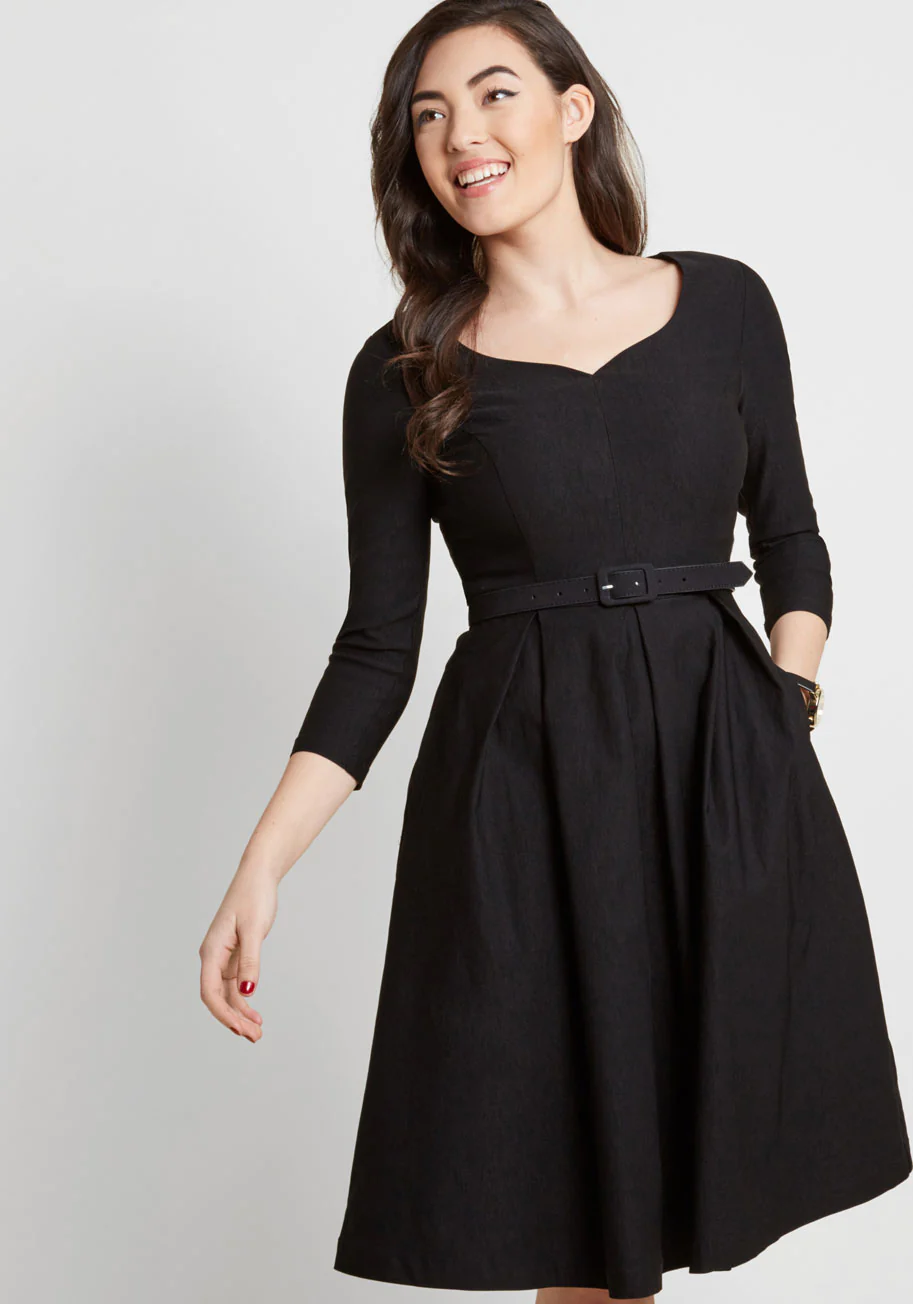 Sartorial Secret Fit and Flare Dress