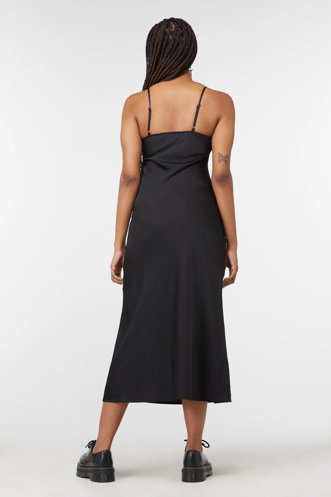 Lizzie Satin Bias Cut Dress