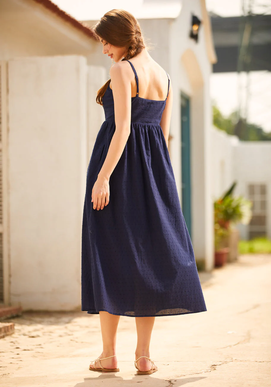 Quite Clearly Charismatic Midi Dress