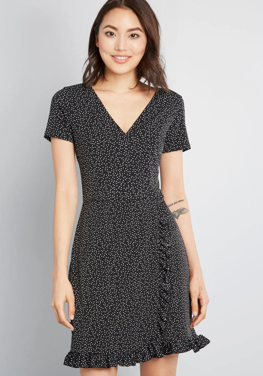Chance Encounter Faux Wrap Dress