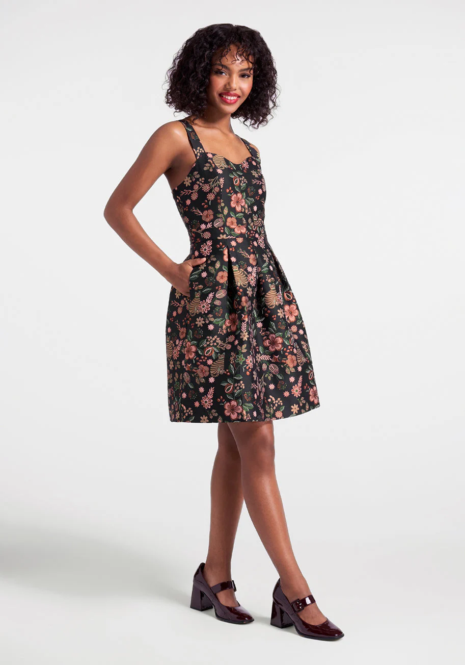 Dash of Decadence Fit And Flare Dress