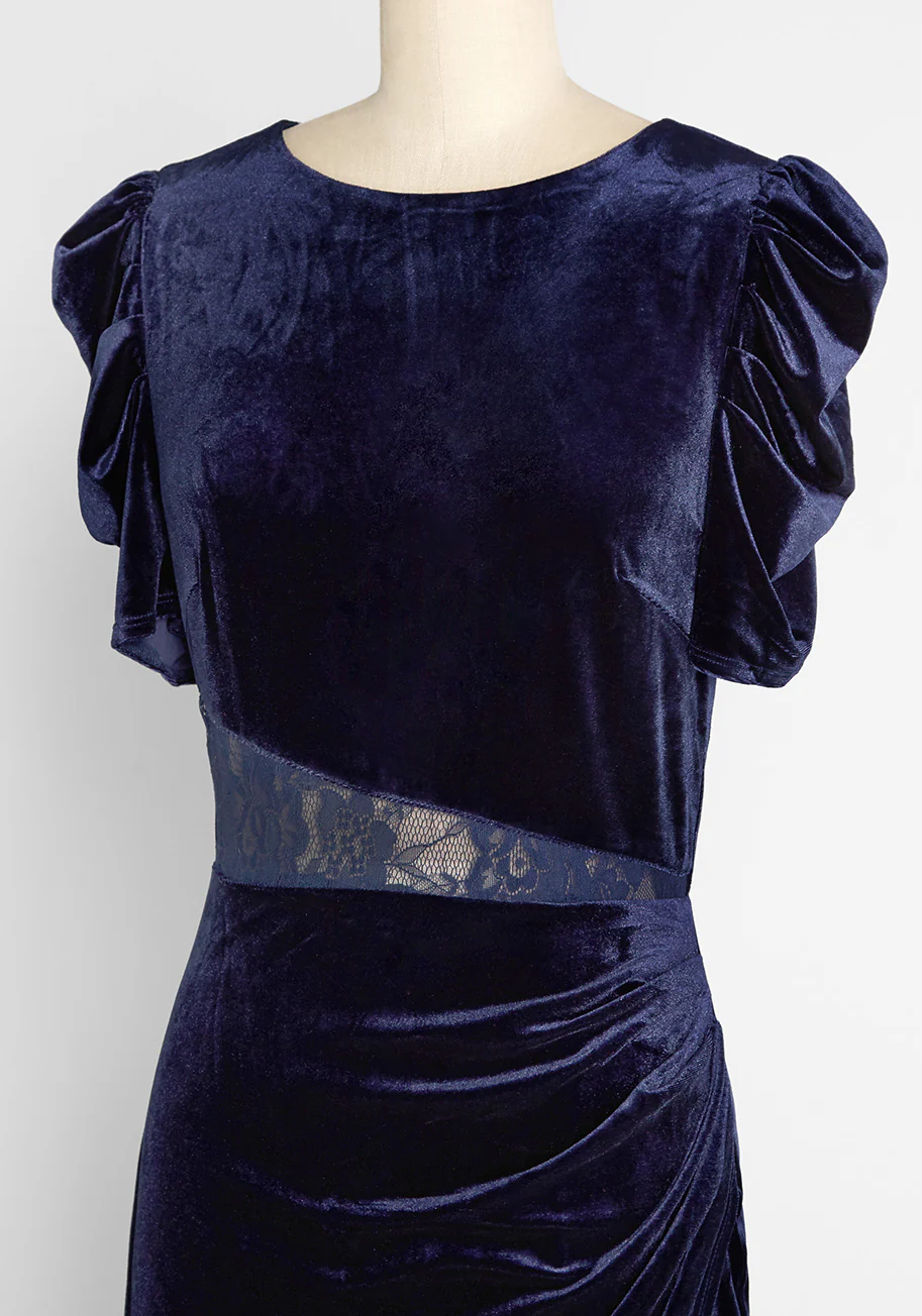 Dauntless and Daring Velvet Maxi Dress