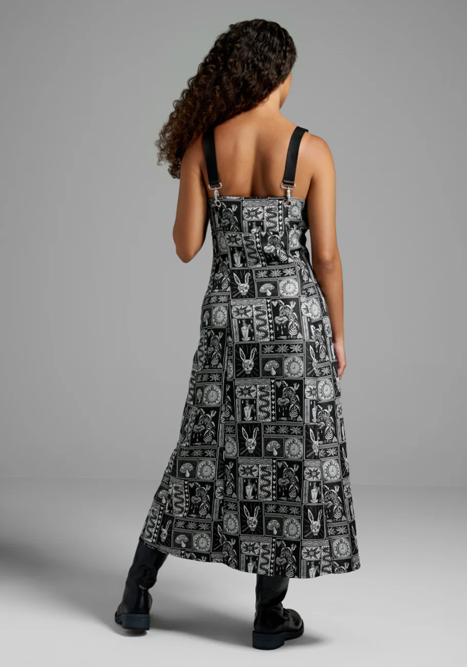 Meet My Dark Side Midi Dress