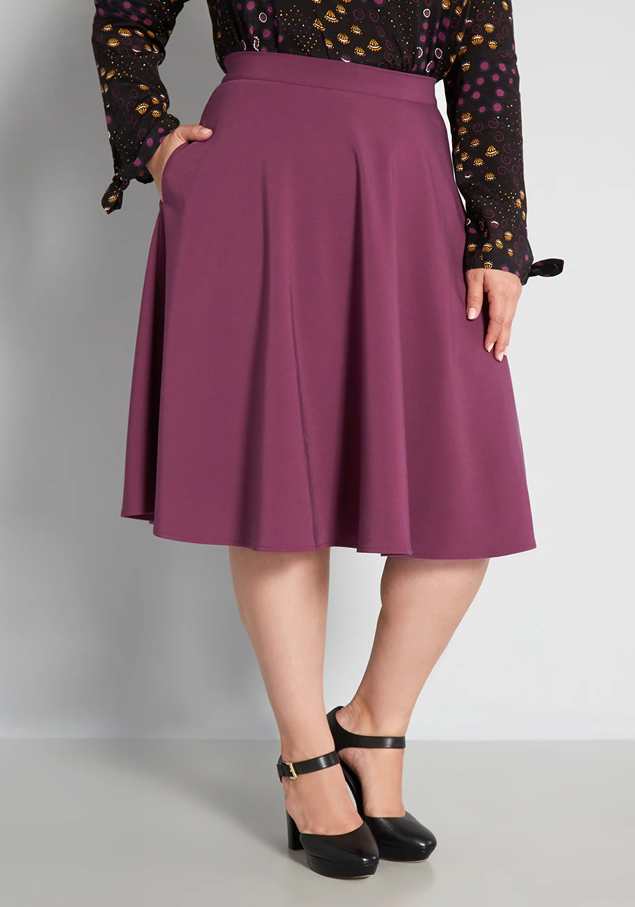 Just This Sway A-Line Skirt