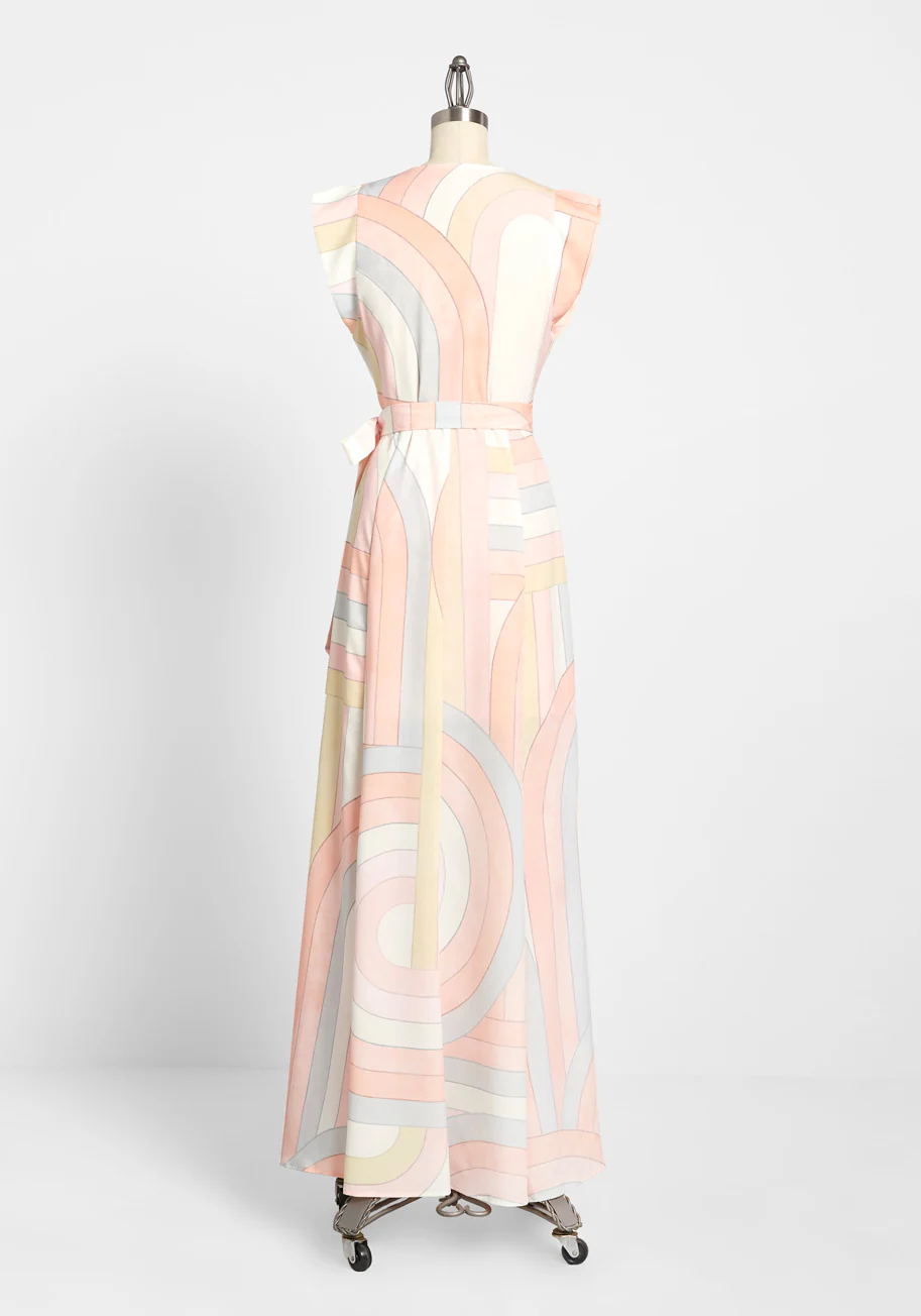 Pastel Me Everything Wrap Dress