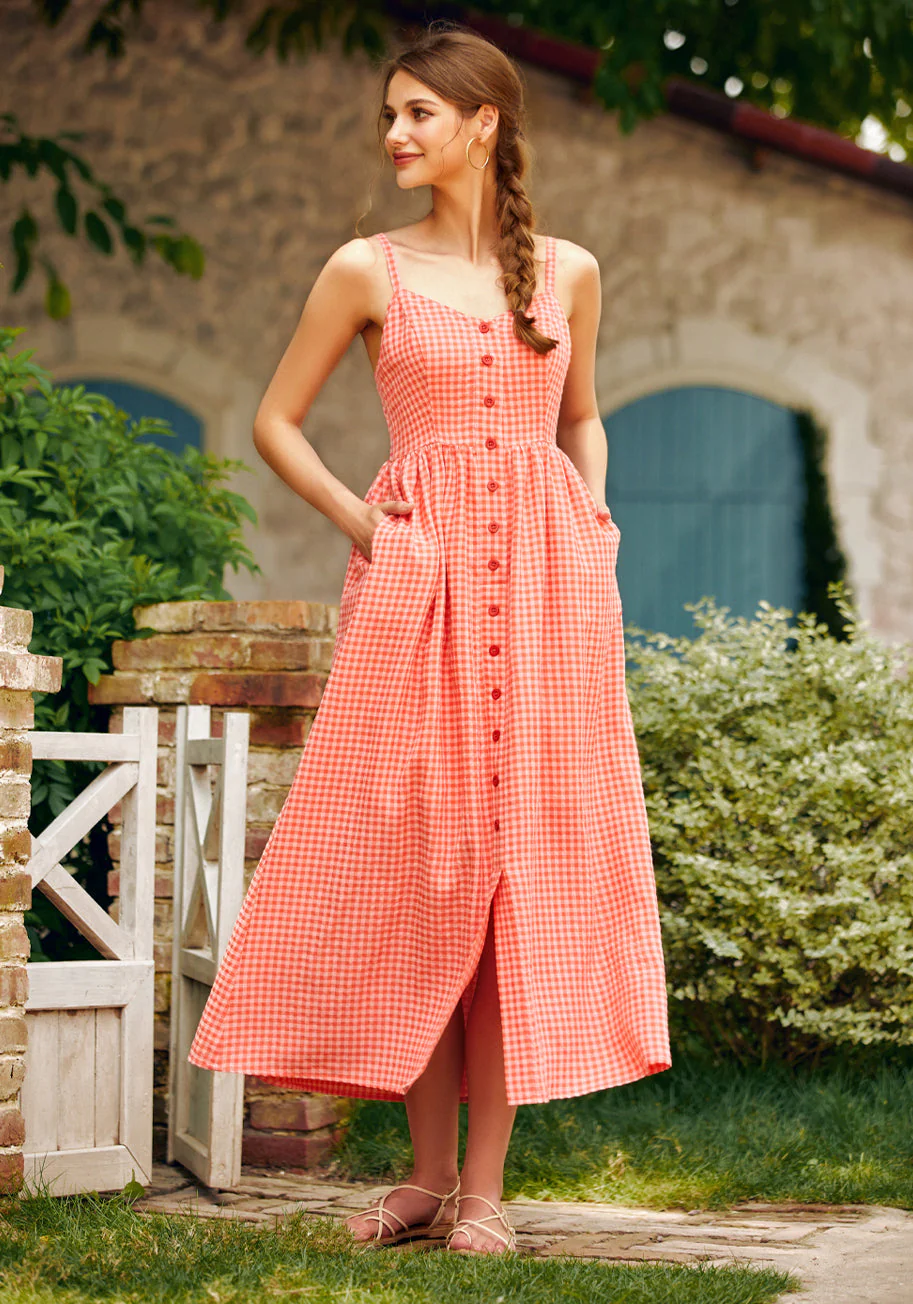 Quite Clearly Charismatic Midi Dress