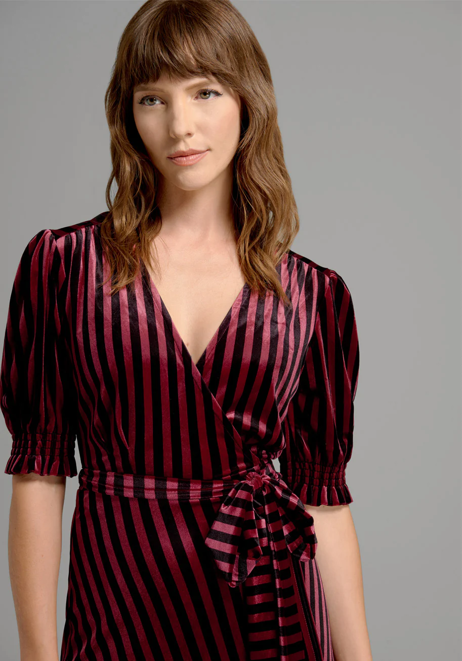 A Victorian Drama Wrap Dress