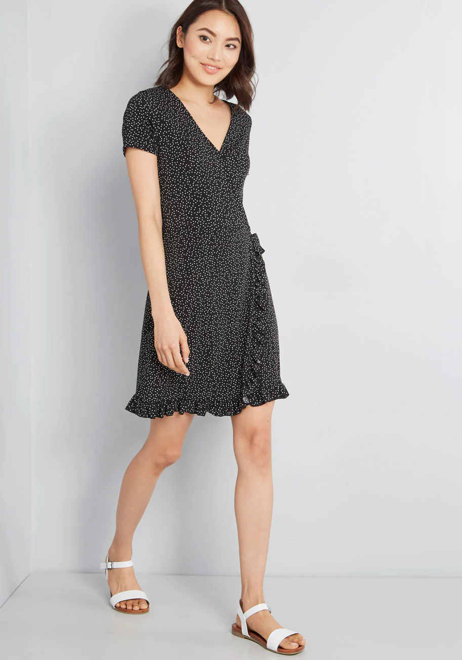 Chance Encounter Faux Wrap Dress