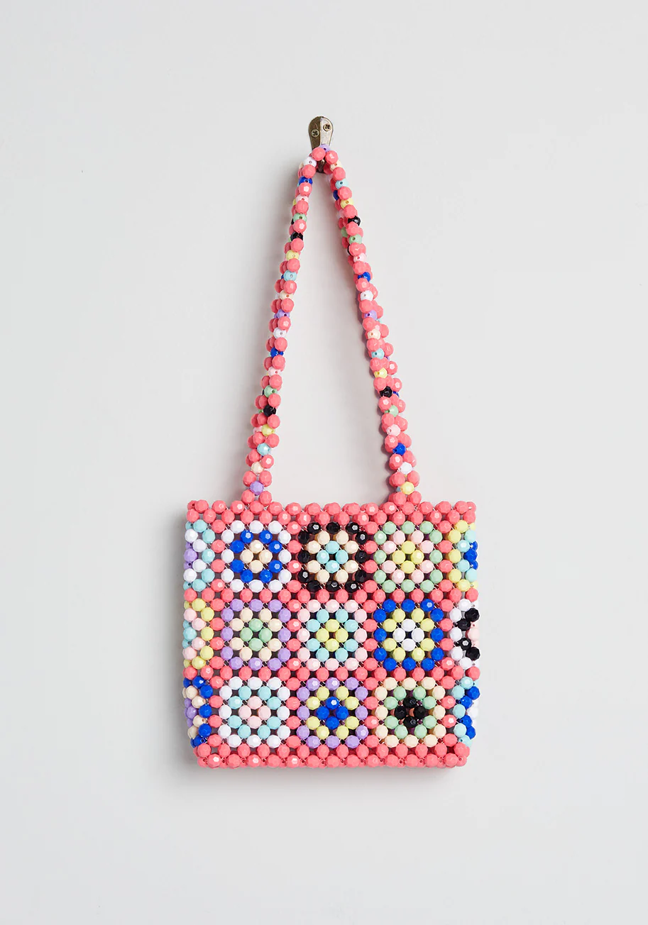 How're My Flowers? Beaded Handbag