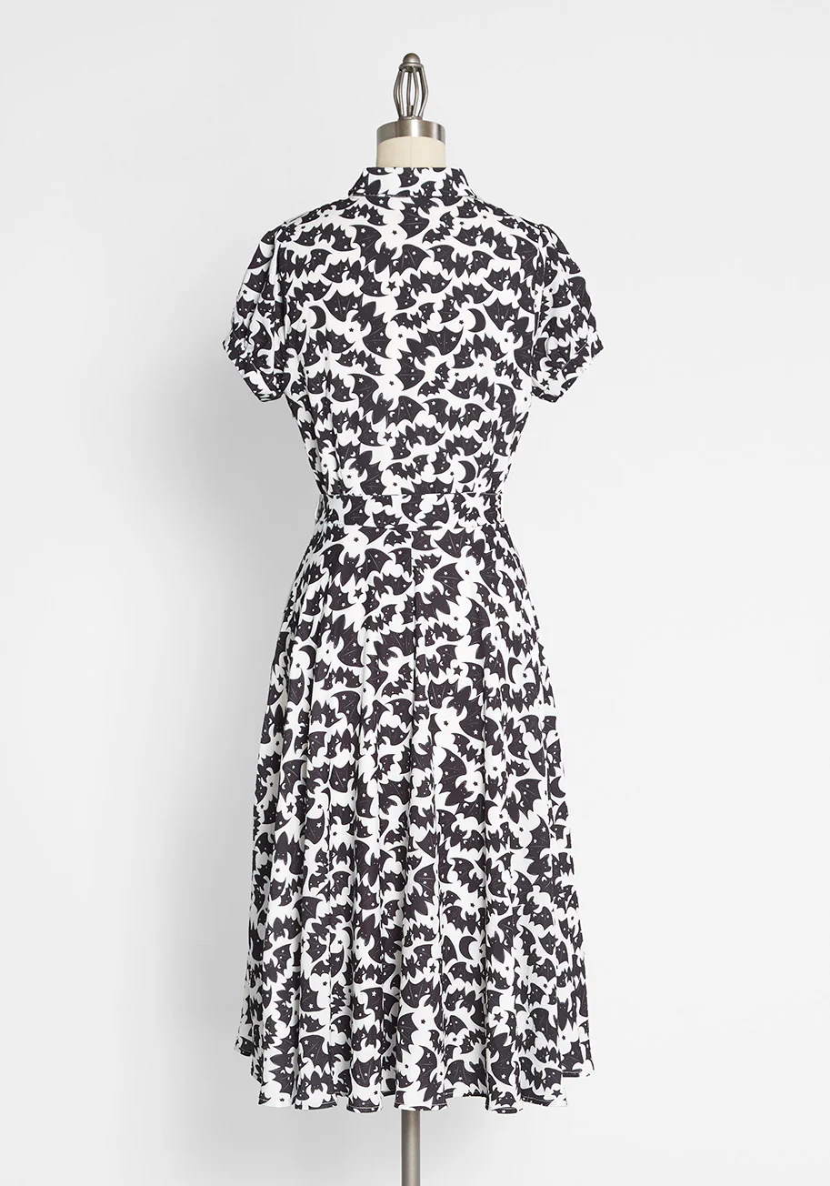 ModCloth x Collectif Creature Feature Swing Dress