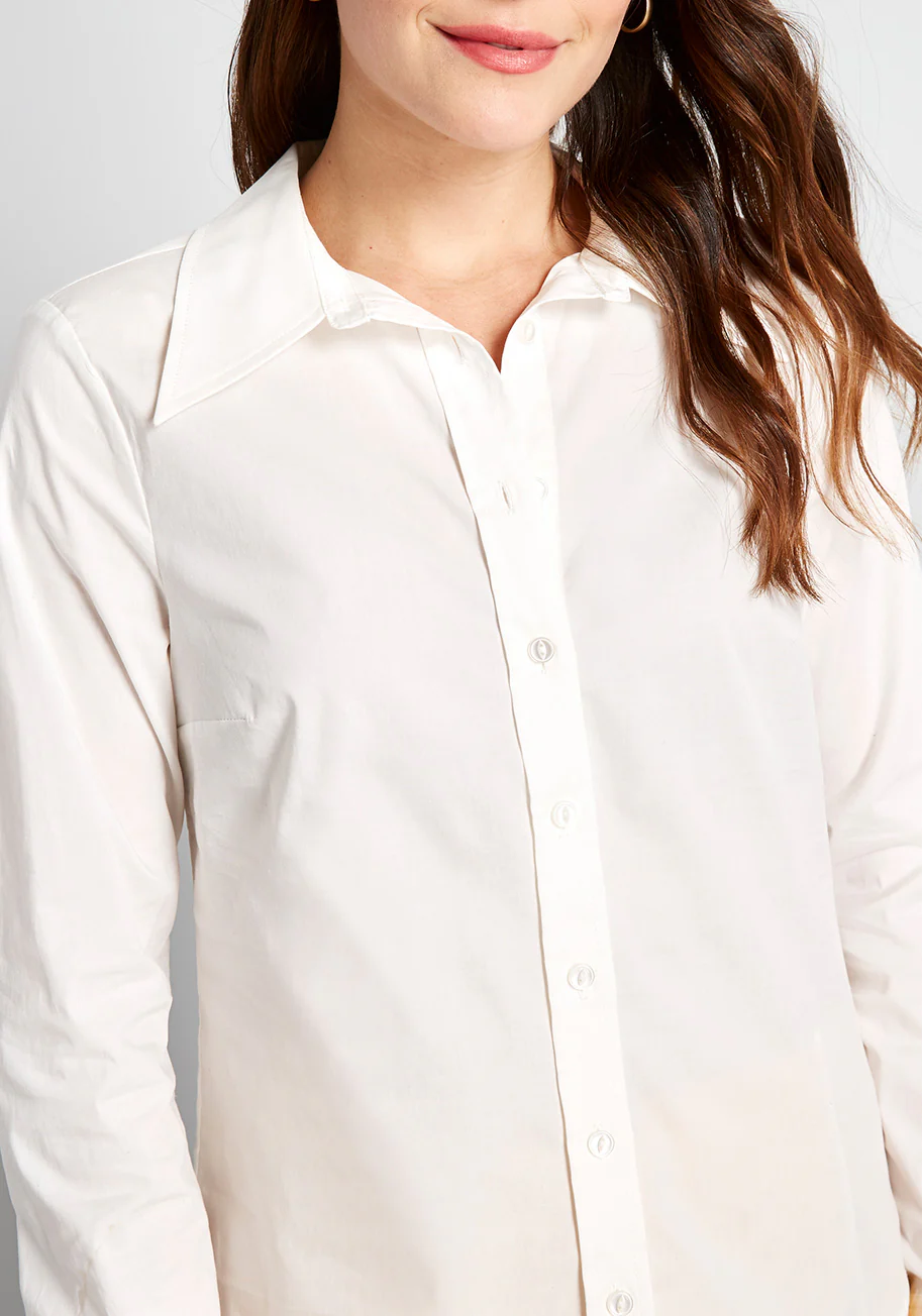 A New Classic Button-Up Top