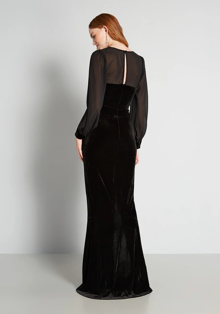 Morticia's Magnificence Maxi Dress