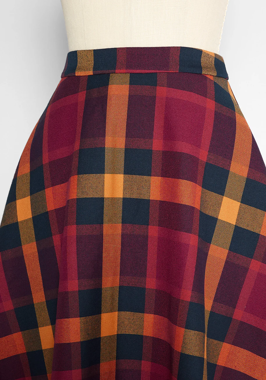 ModCloth x Collectif Bookworm A-Line Skirt