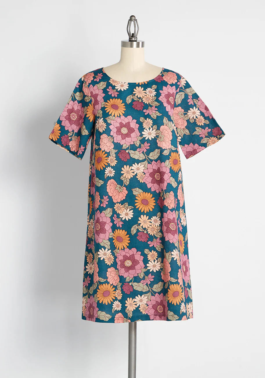 ModCloth x Princess Highway Floral Shift Dress