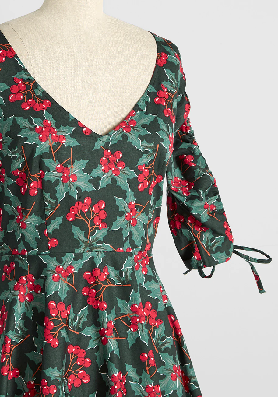 Decking The Halls Swing Dress