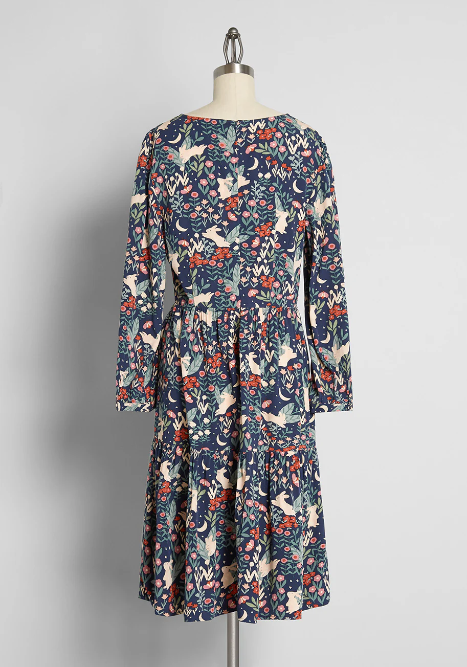 Moonlit Meadow Hijinx Tiered Dress