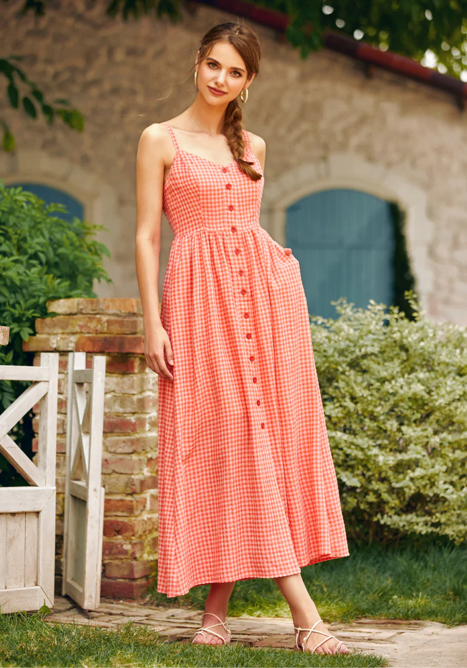 Quite Clearly Charismatic Midi Dress