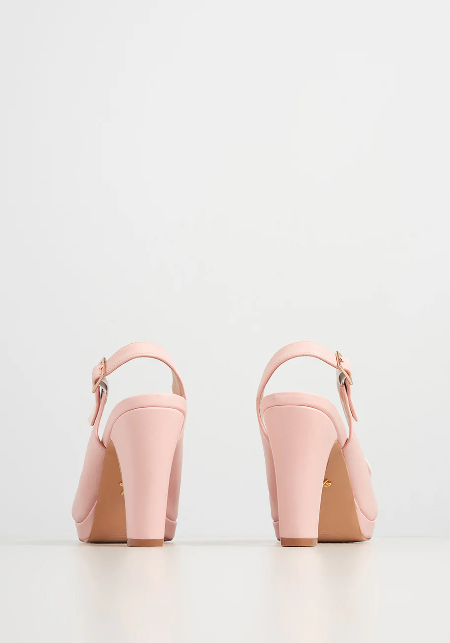 Lulu Hun x Collectif Little Bow Pink Heel