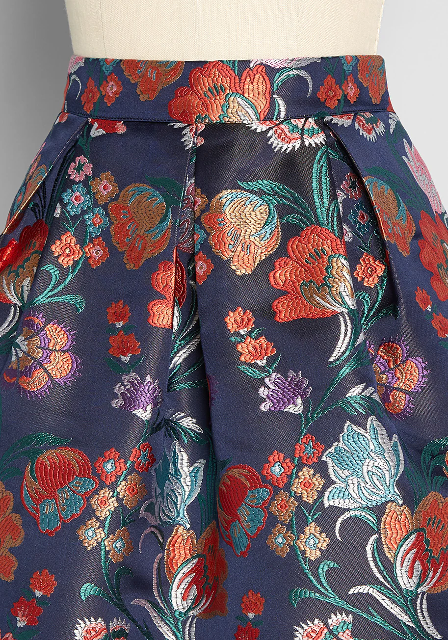 A Winsome Encounter A-Line Skirt