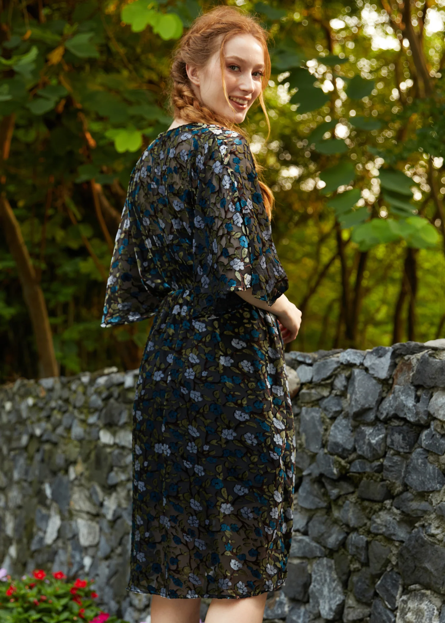 Dramatic Depths Velvet Dress