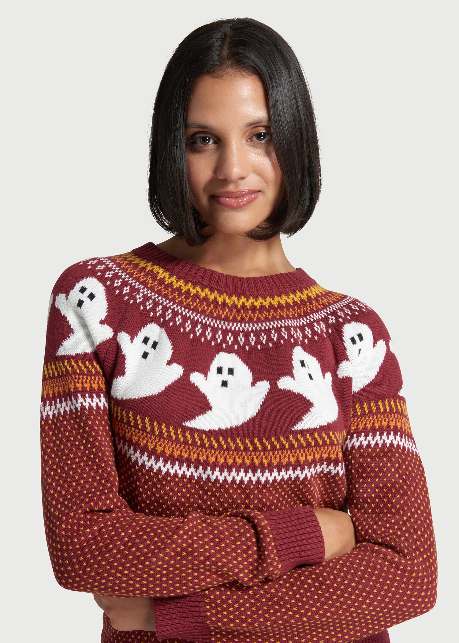 You've Been Ghosted Fair Isle Sweater