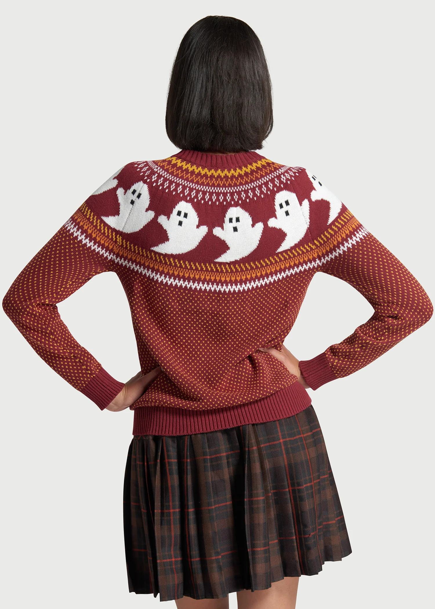 You've Been Ghosted Fair Isle Sweater