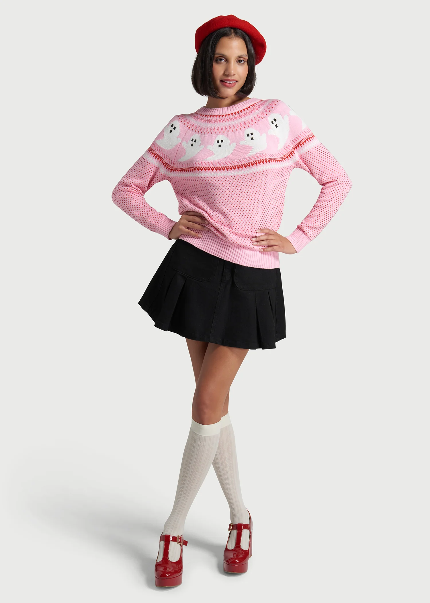 You've Been Ghosted Fair Isle Sweater