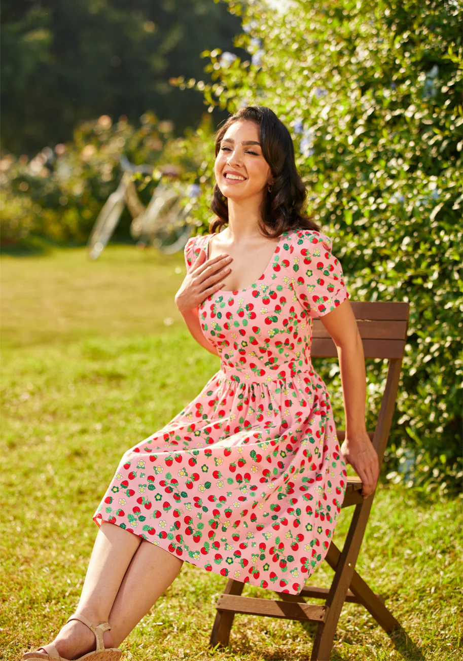 What's The Scoop? A-Line Dress