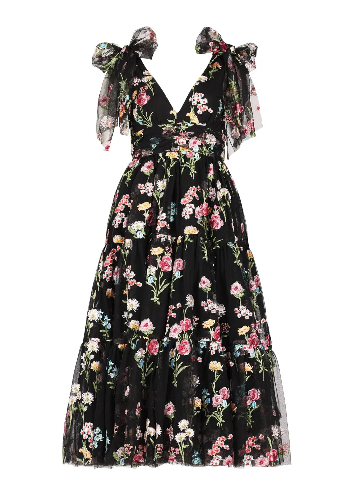 Margaret Midi Dress Black