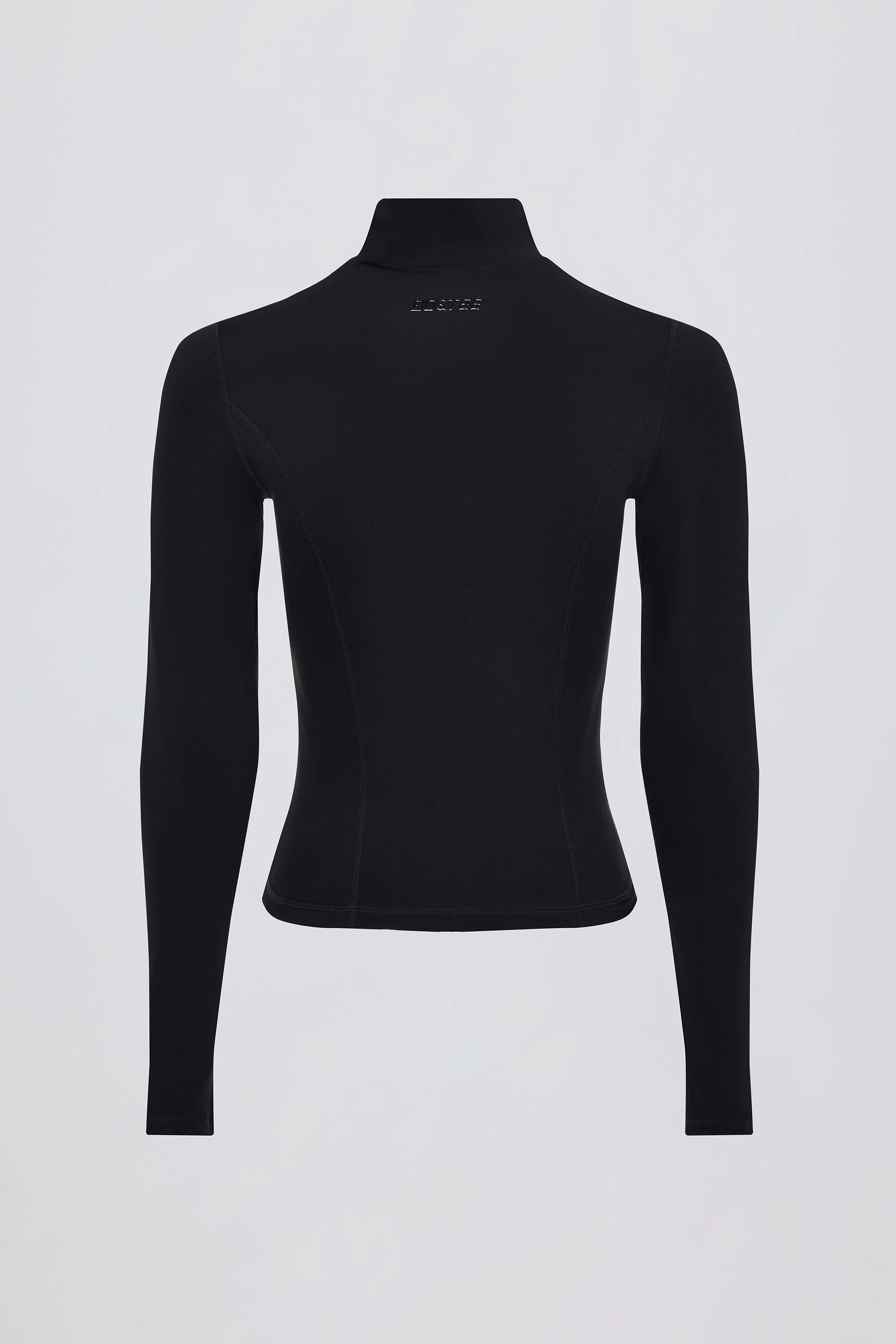 Soft Active Zip-Up Jacket in Black