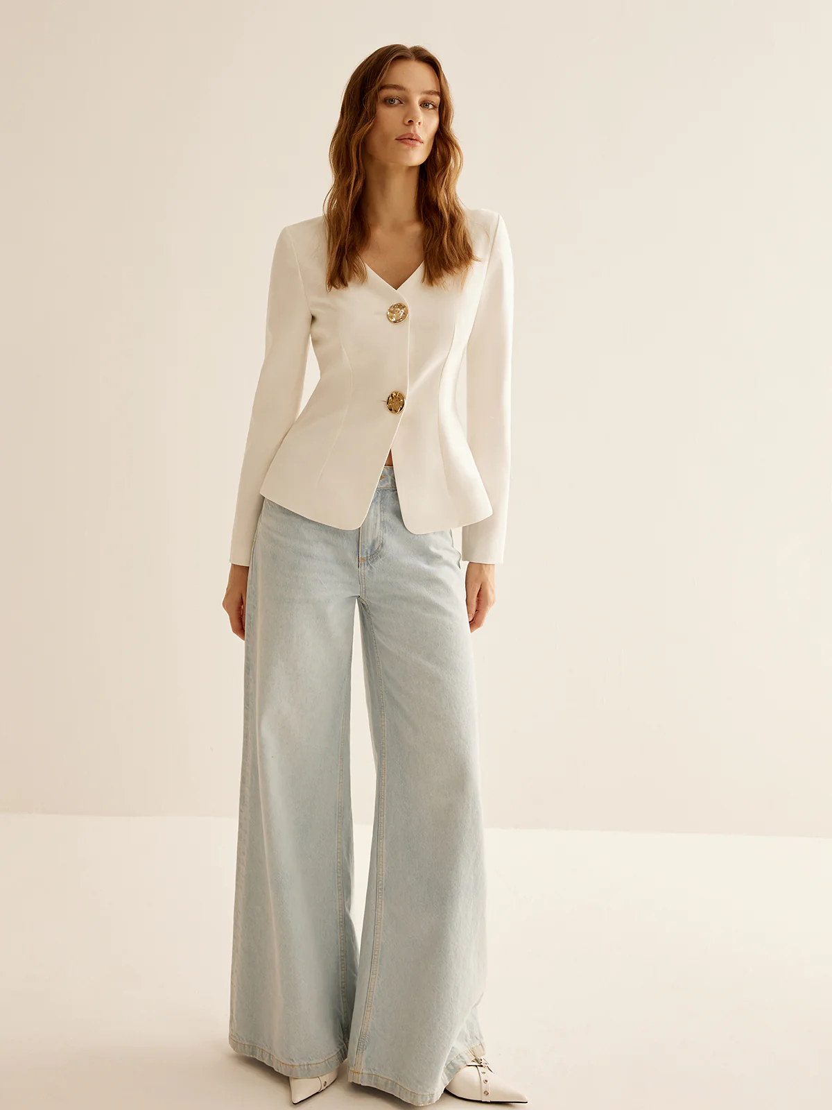 Split Skinny Blazer