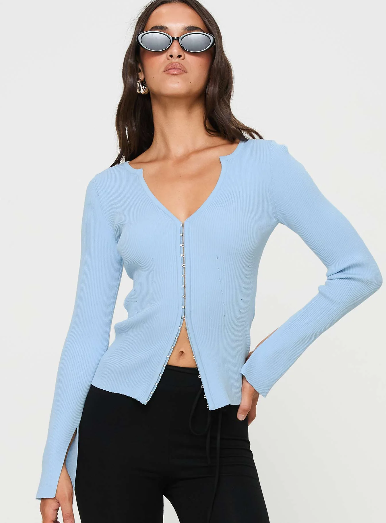Selections Long Sleeve Top Blue